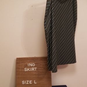 ING skirt- Teal/ White/ Black